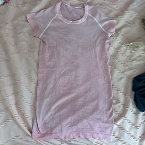lululemon athletica Pink Short Sleeve Tee